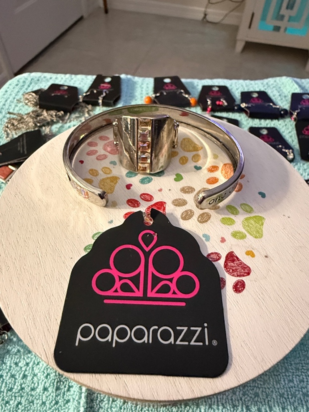 "One of a Kind" Engraved Silver Bracelet